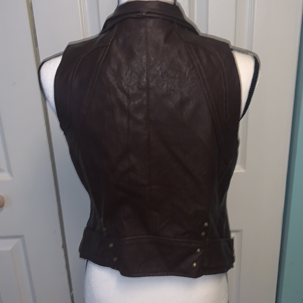 Maude Vinyl Studded Vest - Picture 5 of 6